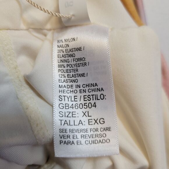 Gianni Bini x DANNIJO Paloma Ombre Tie Strap One Piece Swimsuit Rainbow Stripe - Picture 10 of 15